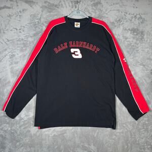 Vintage Dale Earnhardt #3 Long Sleeve Shirt Black Red Medium